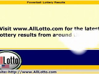 Powerball Lottery Drawing Results for March 14, 2012