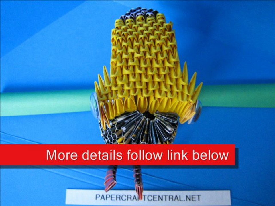 3D Origami Tucano Bird