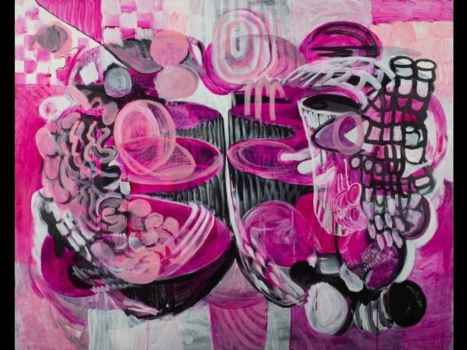 Painting Process Video | Ari Lankin | Pink on the Brain | NYC | Sleepyhead | Music Ellie Goulding