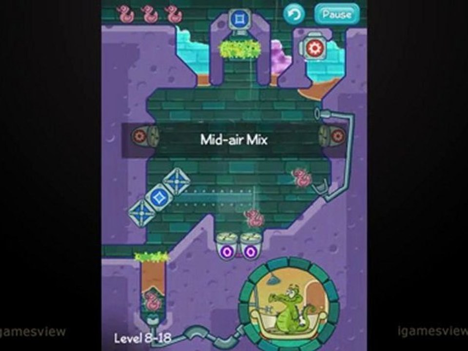 Where's my water Caution to the wind walkthrough (14-20) - iPhone Game Cheat