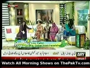Ba'Khabar Savera With Maya Khan - 15th March 2012 - Part 1/2