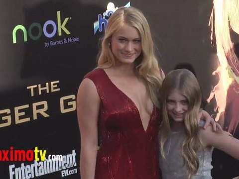 Leven Rambin and Willow Shields THE HUNGER GAMES World Premiere Arrivals