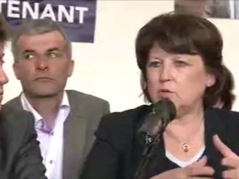 Martine Aubry à Nîmes L'image de la France a été rétrécie