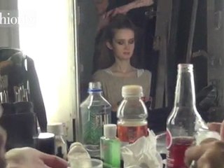 Cynthia Rowley Backstage with MUFE Fall '12 NYFW | FashionTV
