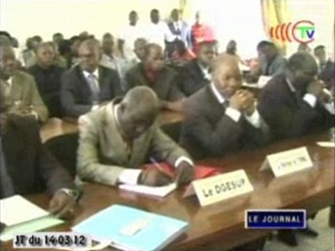 Travaux de la sous-commission des bourses de la commission nationale des ressources humaines