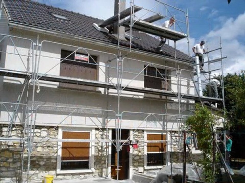 RENOVATION D'UNE ISOLATION THERMIQUE PAR L'EXTERIEURE A MONTMAGNY DANS LE VAL D'OISE