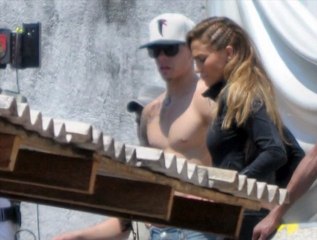 Jennifer Lopez et Casper Smart en tournage au Mexique