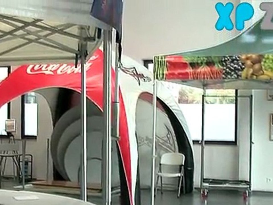 Porte drapeau pour tente pliante LPTENT