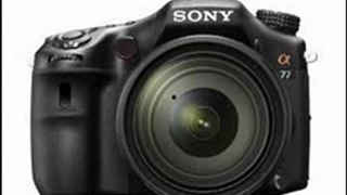 Sony A77 24.3 MP Translucent Mirror Digital SLR With 16-50mm F2.8 lens Sony 75-300mm f/4.5-5.6 Best Price