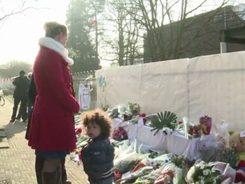 Belgian families visit Swiss coach crash site