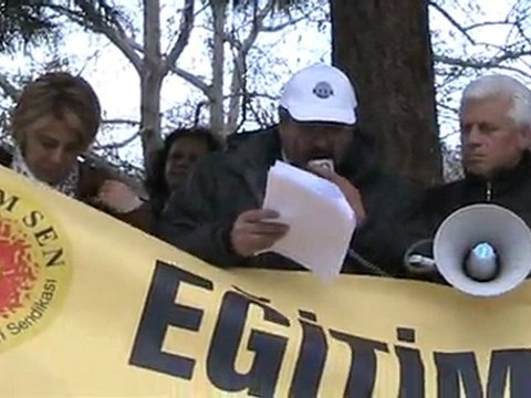 Burdur Eğitim Sen Eylemde