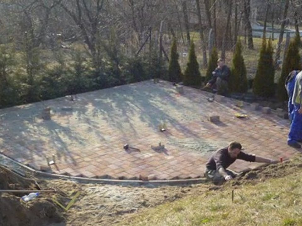 Viacolorozás Frünwald térkővel - Durucz kert