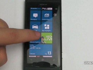 Nokia Lumia 800 User Interface