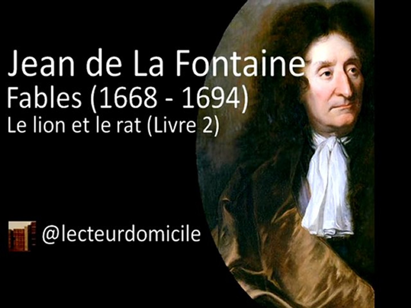 Fables De La Fontaine Le Lion Et Le Rat Video Dailymotion