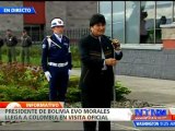 Presidente Evo Morales llega a Colombia para reunirse con su homólogo Juan Manuel Santos