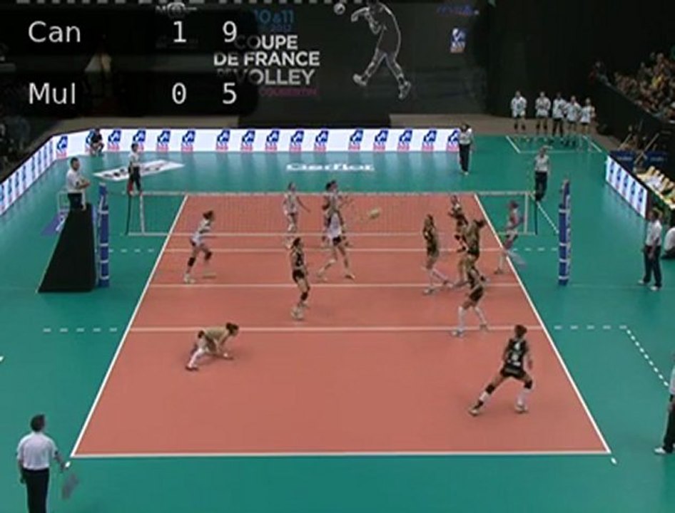 Volley - CDF 12 - Finale féminine - Mulhouse / RC Cannes - Dimanche 11 mars 16h