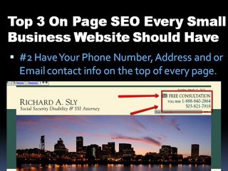 Top 3 Seo Tips for a Small Business Website