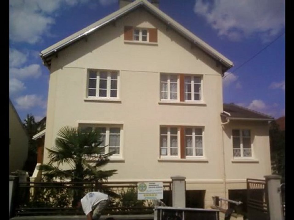 TRAVAUX DE RAVALEMENT ISOLATION THERMIQUE PAR L'EXTERIEURE AU PLESSIS BOUCHARD