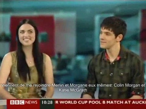 BBC News - Colin Morgan Katie McGrath vost 2011