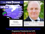 François ASSELINEAU sur Radio FreeDom - Programme Présidentiel de l'UPR pour les DOM-TOM - 16 mars 2012