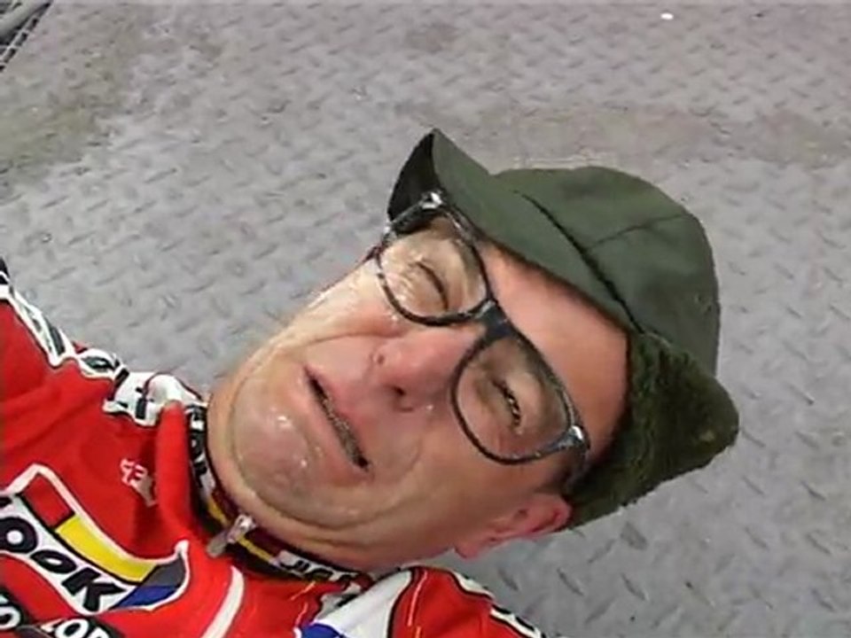 louis taoh se prépare pour la course plaintel plaintel