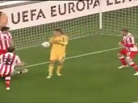 Olympiakos Piraeus 1-2 Metalist Kharkov Villagra