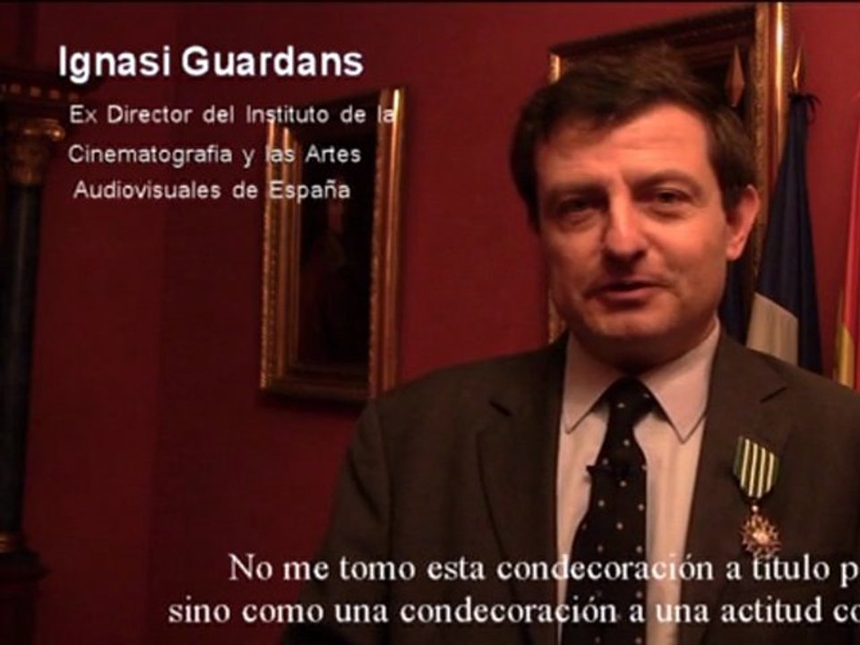 Ignasi Guardans, Chevalier dans l’Ordre des Arts et des Lettres