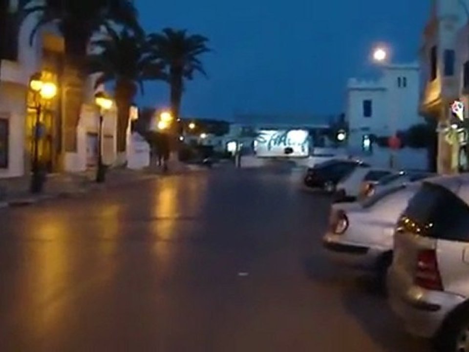 Sidi Bou Saïd et la Marsa la nuit