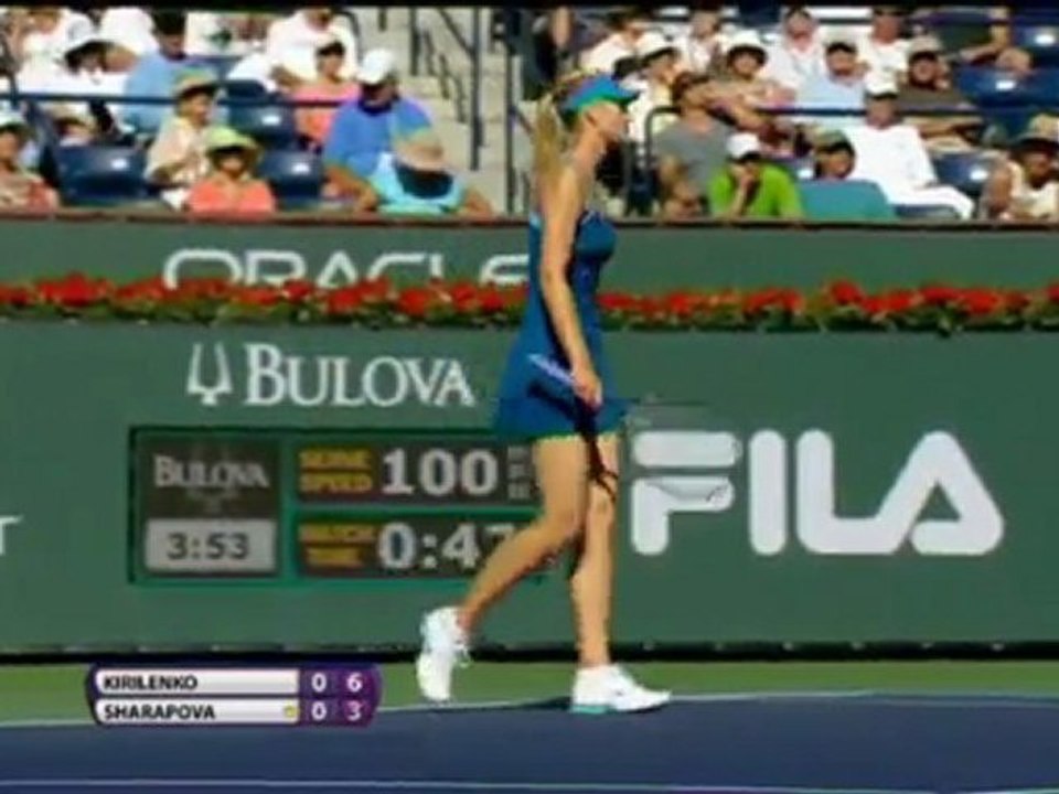 Indian Wells - Sharapova gana a Kirilenko