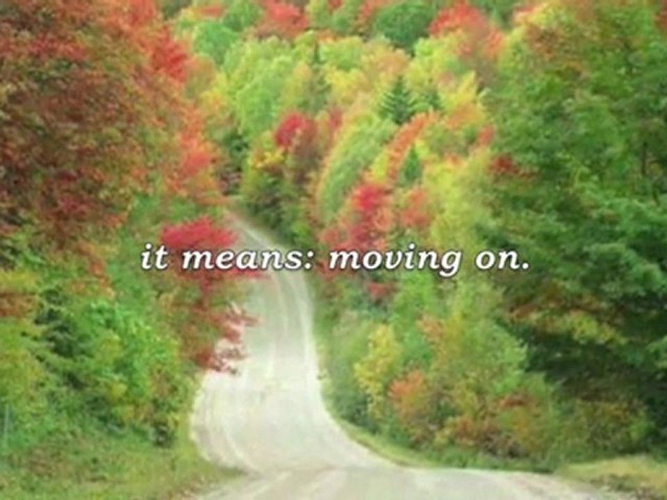 Moving On  . . .