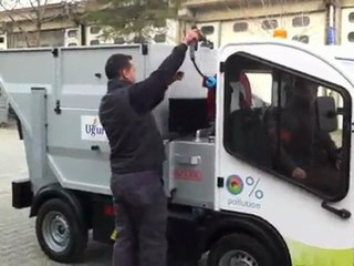 GOUPİL ELEKTİRKLİ HİZMET ARAÇLARI DAMPERLİ ÇÖP TOPLAMA VE BASINÇLI YIKAMA