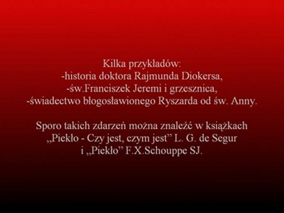 PIEKŁO - Czym jest? Czy jest puste? Co z Bożym miłosierdziem? (+PDF)
