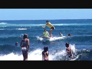 Surf in Etang Salé 16 mars 2012