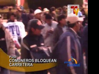 Puno Mineros bloquean carreteras y amenazan radicalizar protesta