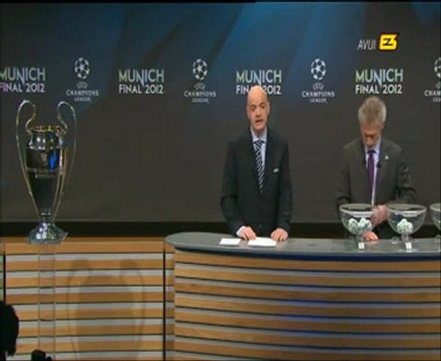 Sorteo de cuartos de final de la Champions League!