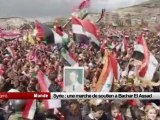 Une marche de soutien à Bachar el Assad