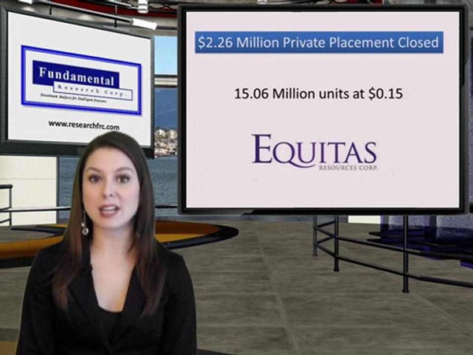 Equitas Resources Corp. (TSXV: EQT) News Alert