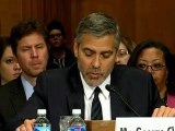 George Clooney addresses the Senate over Sudan crisis