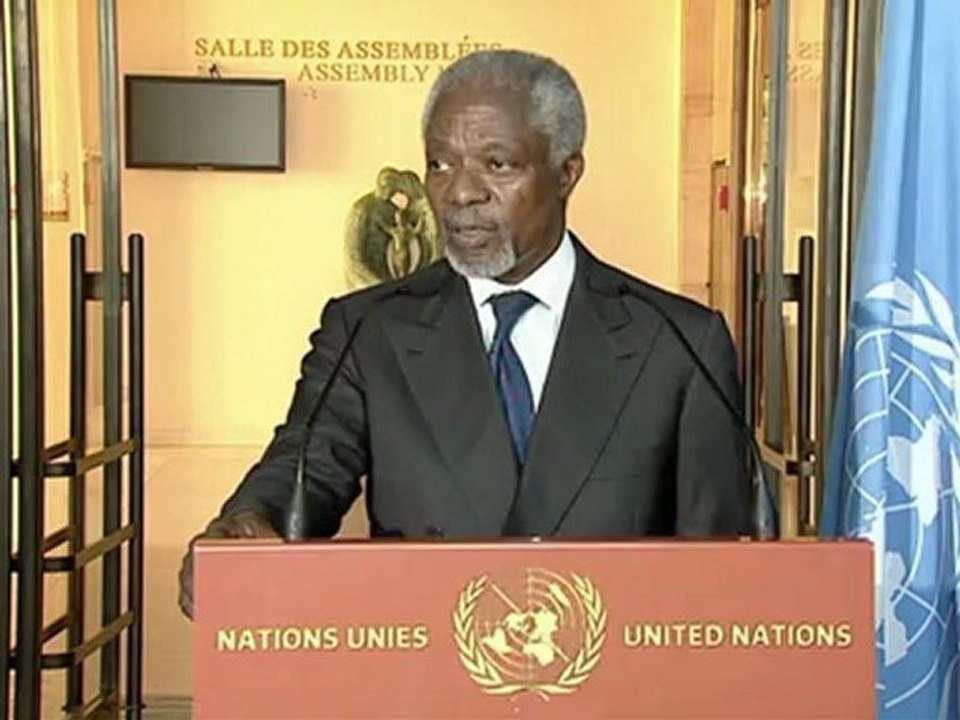 Syrie: Annan veut 'arrêter la brutalité', appelle l'ONU à s'unir