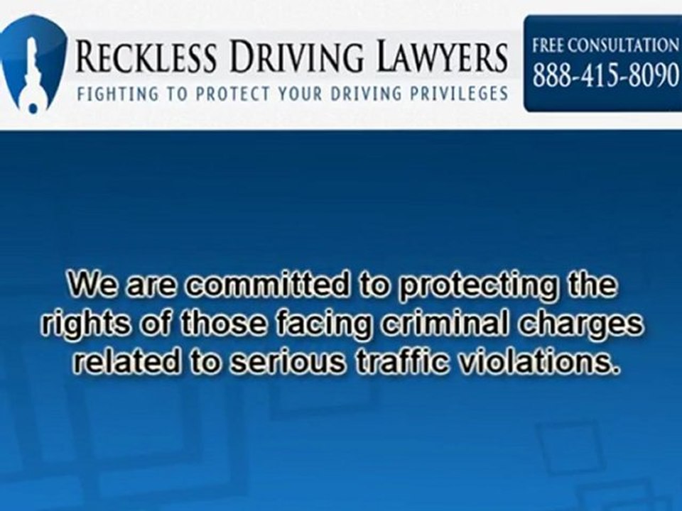 Qualified Virginia Reckless Driving Lawyer