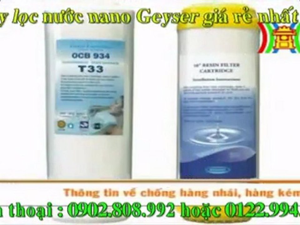 Máy lọc nước lọc nước nano Geyser giá rẻ nhất thị trường Miền nam