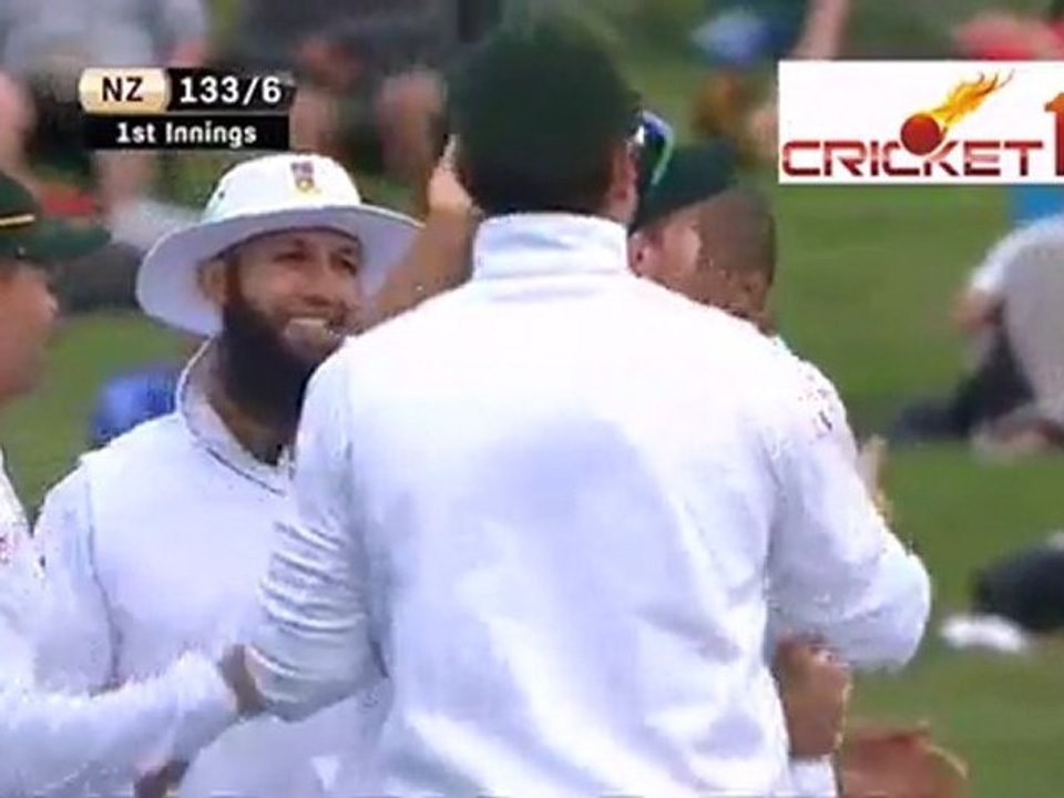 New Zealand Vs South Africa 2nd Test Day 2 Highlights 2012