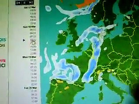 Prévision météo du samedi 17 mars 2012 de Gigi