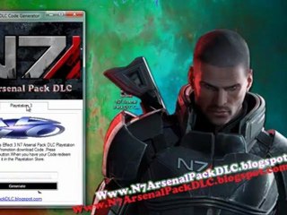 Mass Effect 3 N7 Arsenal Pack DLC Code Free Giveaway