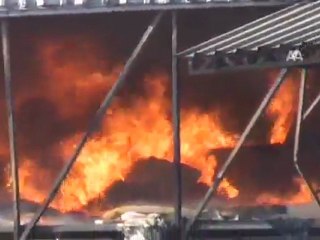 Mobilya fabrikasında yangın