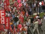 Spain unions organise general strike following labour laws