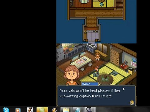 Download Inazuma Eleven 2 Firestorm (EUR) DS ROM Desmume Gameplay