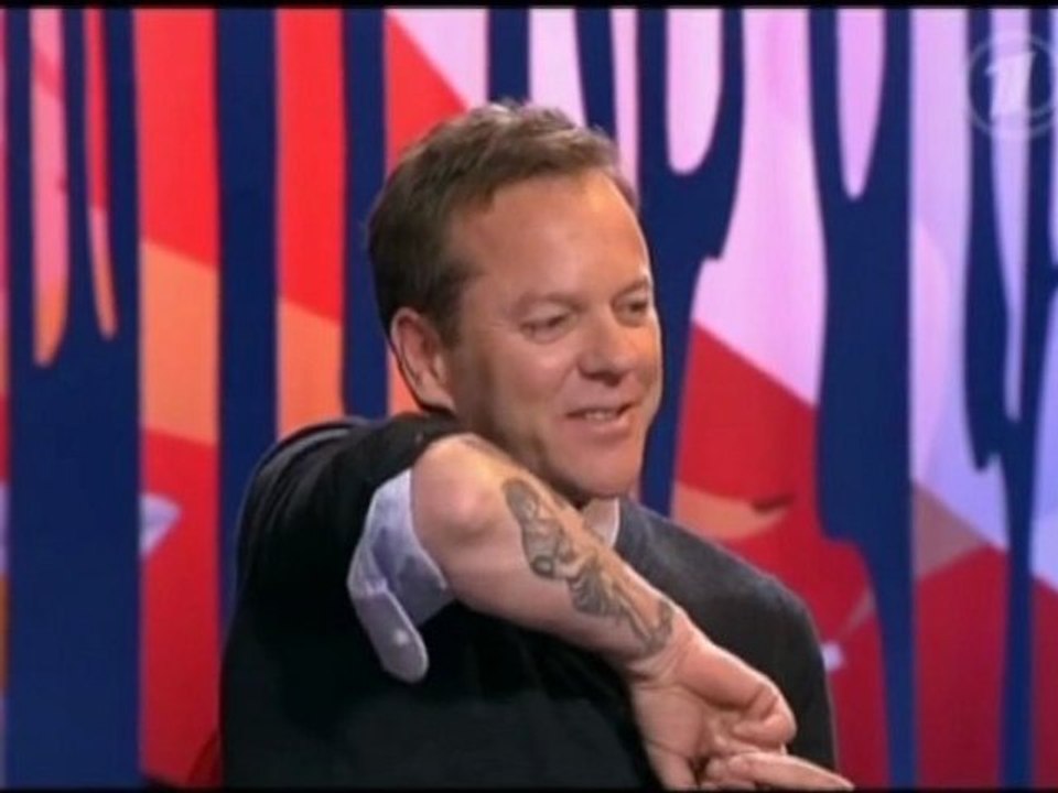Kiefer Sutherland in the Russian humorous program