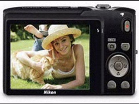 Nikon COOLPIX S3100 14 MP Digital Camera 5x NIKKOR WAOZL and 2.7-Inch LCD (Black) For sale