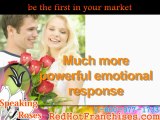 Speaking Roses International Low Cost Franchise - Online Roses Flower Shop Business Opportunity